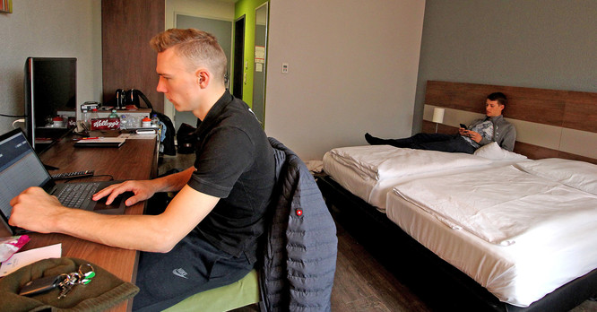 Holiday Inn Berlin City East athletes in their hotel room | © Thomas Lerike